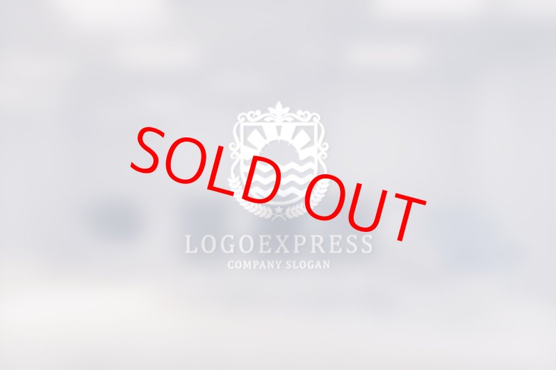 画像12: 太陽と海を表現したエンブレムのロゴ (12)