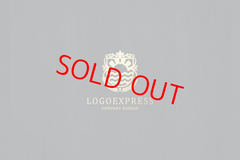 画像11: 太陽と海を表現したエンブレムのロゴ (11)