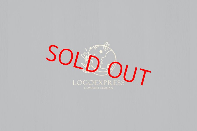 画像13: 花の輪と女性の映えるのロゴ (13)