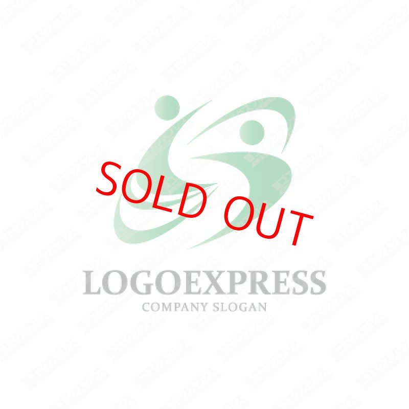 画像3: 人とSをモチーフにしたスタイリッシュなロゴ (3)