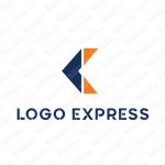 画像1: 矢印の形をしたKのロゴ (1)