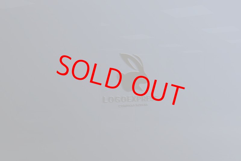 画像11: 大きな耳のウサギのシルエットのクールなロゴ (11)