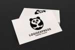 画像10: 丸いかわいいパンダのロゴ (10)
