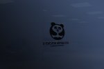 画像11: 丸いかわいいパンダのロゴ (11)