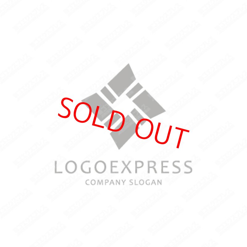 画像3: 手裏剣をモチーフにした和風のロゴ (3)