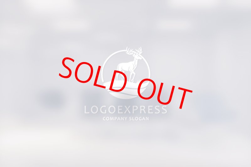 画像14: 牡鹿の雄大なロゴ (14)