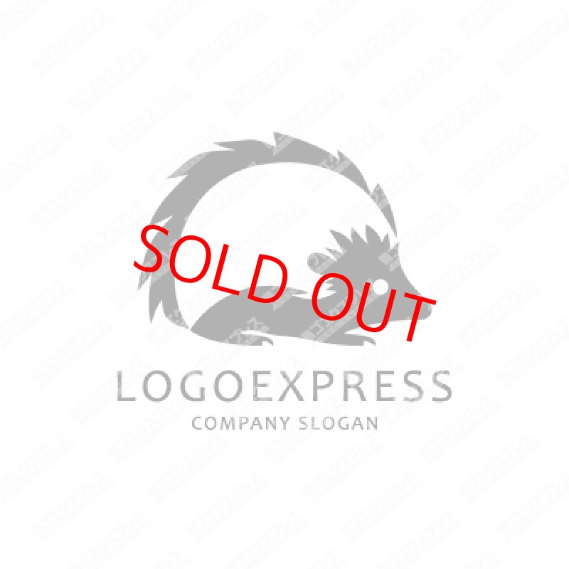 画像3: ハリネズミのおしゃれなロゴ (3)