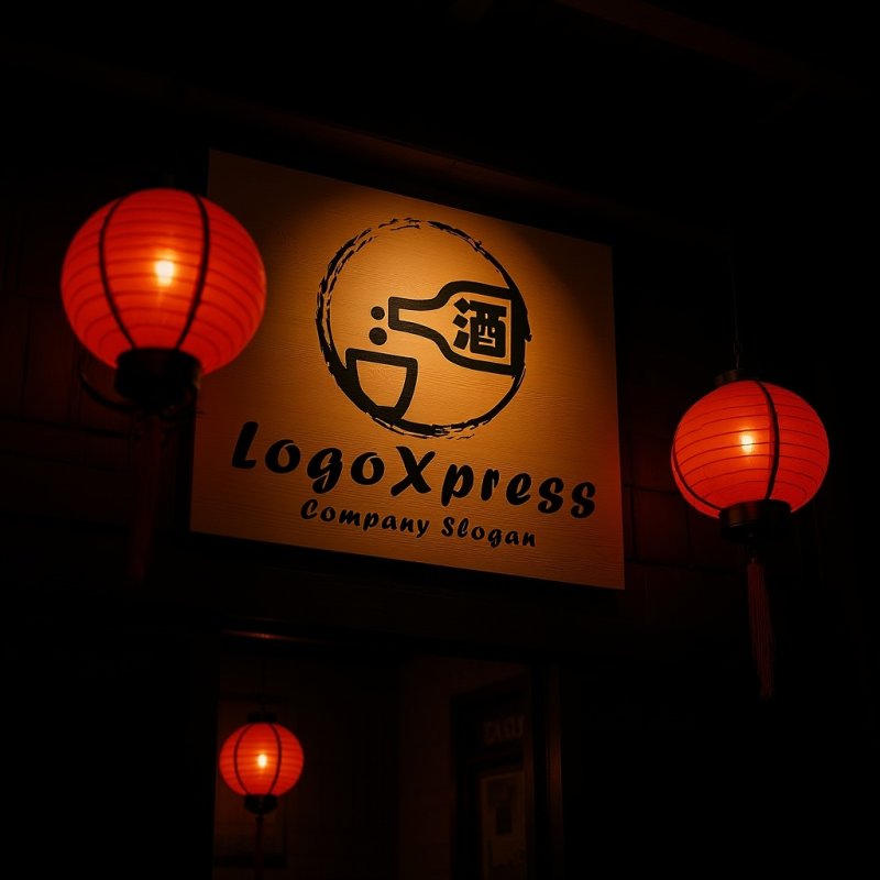 画像7: 日本の伝統を感じさせる、手描きの酒ロゴ (7)