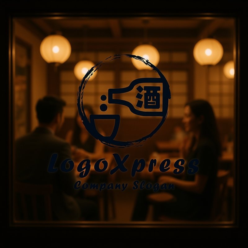 画像8: 日本の伝統を感じさせる、手描きの酒ロゴ (8)