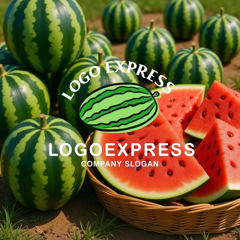 画像6: 手書きのぬくもりを伝える、スイカのロゴ (6)