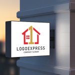 画像6: 唯一無二の住まいを届ける、数字の1と家を組み合わせたロゴ (6)