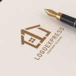 画像9: 唯一無二の住まいを届ける、数字の1と家を組み合わせたロゴ (9)