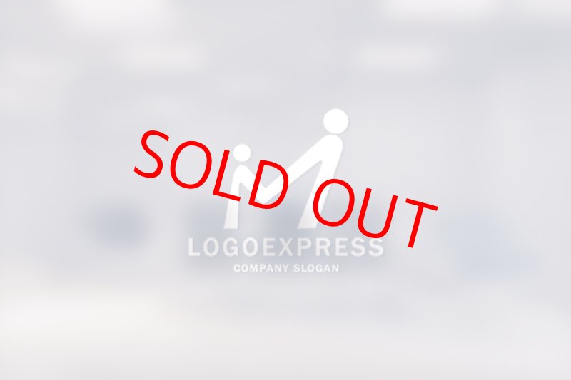 画像14: Mと手をつなぐ人のロゴ (14)