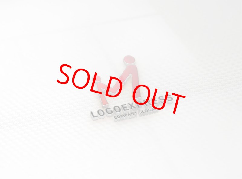 画像16: Mと手をつなぐ人のロゴ (16)