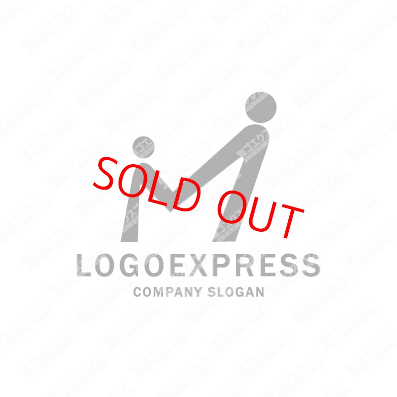 画像4: Mと手をつなぐ人のロゴ (4)