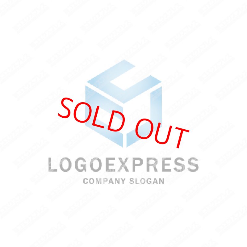 画像4: Cの立方体のおしゃれなロゴ (4)