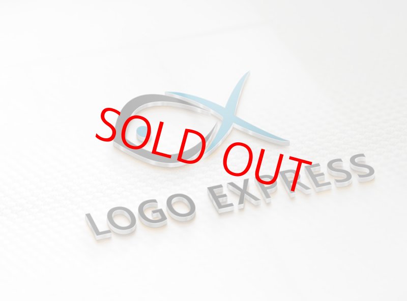 画像2: C と X の魚のロゴ (2)