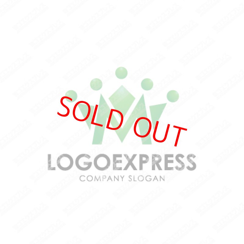 画像4: Mと王冠のかっこいいロゴ (4)