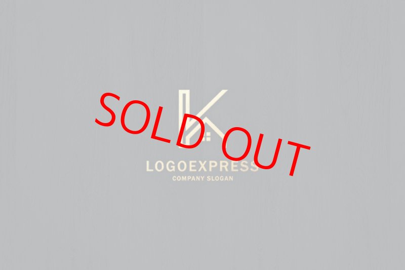 画像13: 木とKをモチーフにした線と家のシンプルでスタイリッシュなロゴ (13)