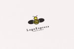 画像6: 可愛らしいミツバチのロゴ (6)