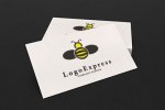 画像10: 可愛らしいミツバチのロゴ (10)