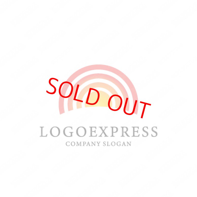 画像3: 太陽をモチーフにした明るいロゴ (3)