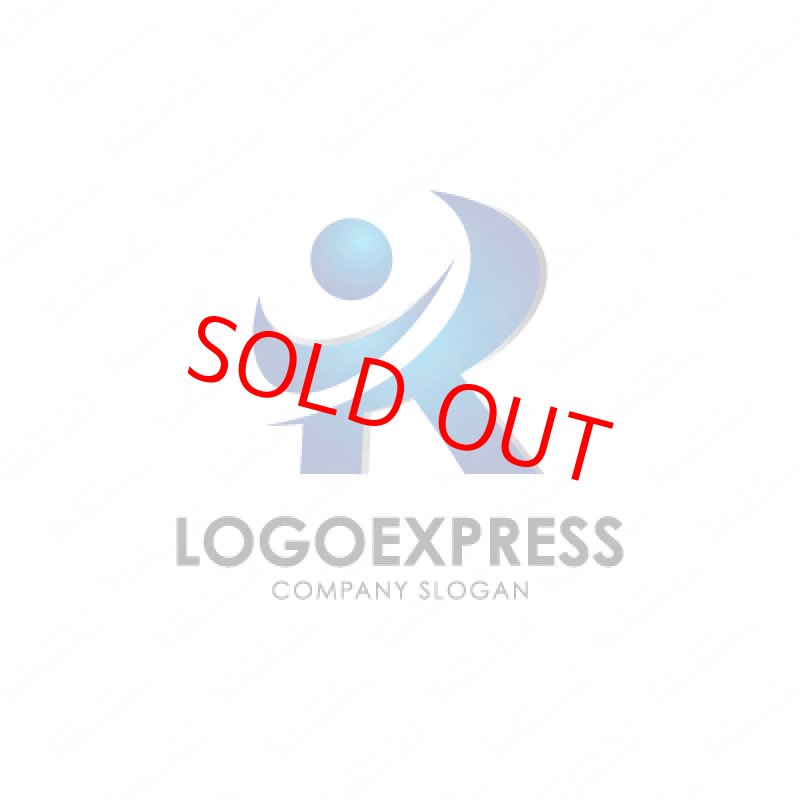 画像3: Rと人をモチーフにしたダイナミックなロゴ (3)