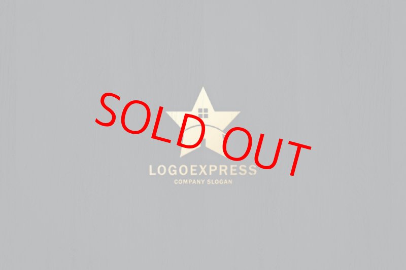 画像13: 星と家をモチーフにしたおしゃれなロゴ (13)