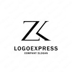 画像4: ZとKの洗練されたロゴ (4)