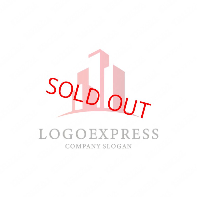 画像3: ビル群の都会のファッショナブルなロゴ (3)