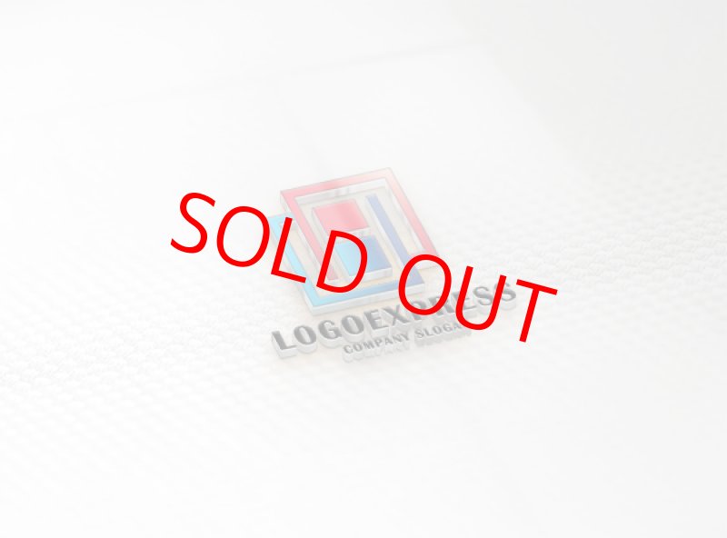 画像16: HとBをモチーフにした四角形のシンプルなロゴ (16)