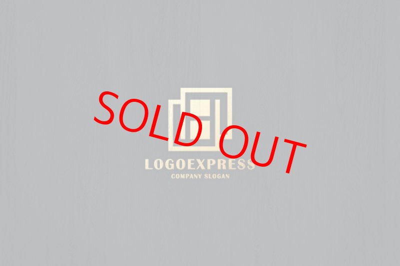 画像13: HとBをモチーフにした四角形のシンプルなロゴ (13)