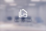 画像14: LとGと家をモチーフにしたきれいなデザインのロゴ (14)