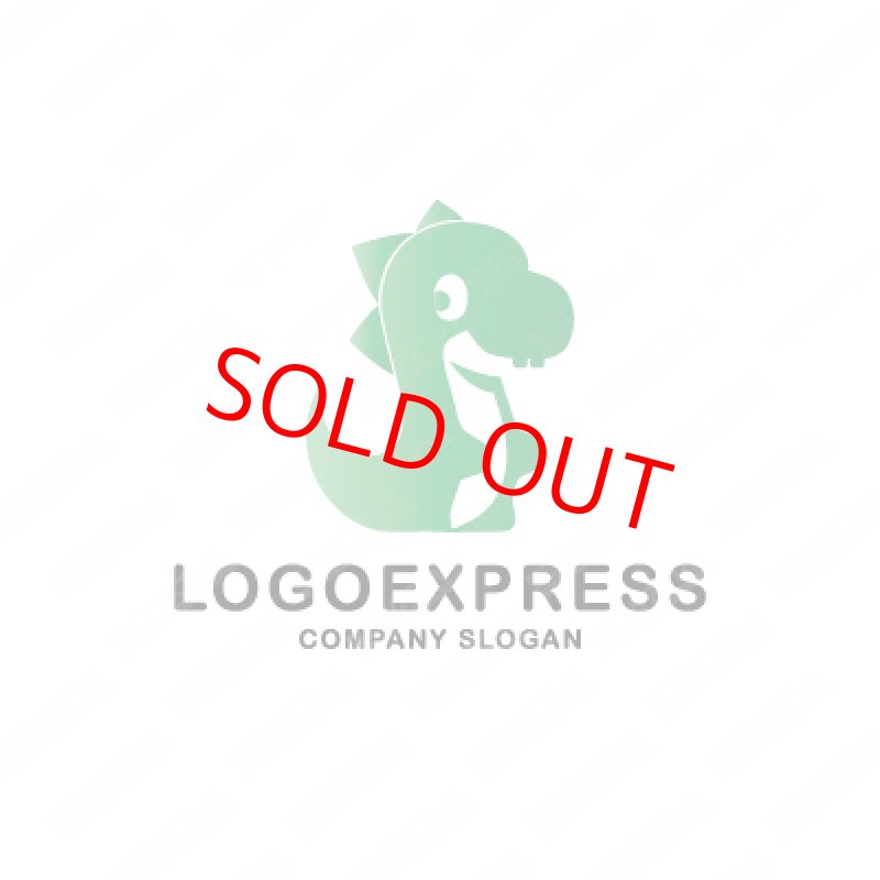 画像4: 恐竜のスタイリッシュなロゴ (4)