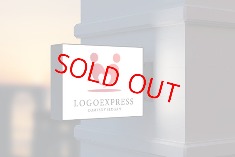 画像9: ハートと二人の人のハートフルなロゴ (9)