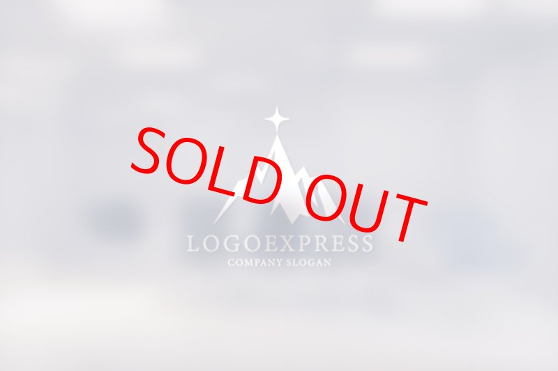 画像14: 山脈と星の素敵なロゴ (14)