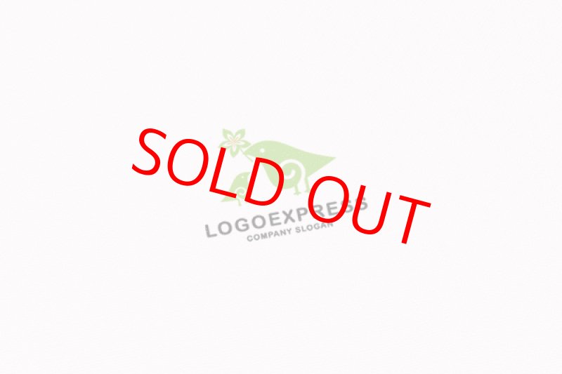 画像6: 親子の鳥と花の可愛いロゴ (6)