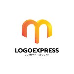 画像1: 3D M ロゴ (1)