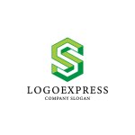 画像1: 3DのS文字ロゴ (1)