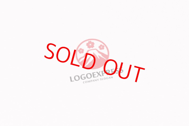 画像6: 富士山と桜の日本の伝統的なロゴ (6)