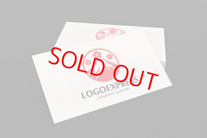 画像10: 富士山と桜の日本の伝統的なロゴ (10)