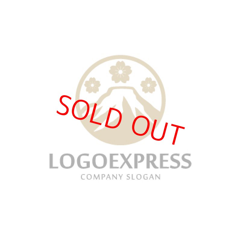 画像3: 富士山と桜の日本の伝統的なロゴ (3)