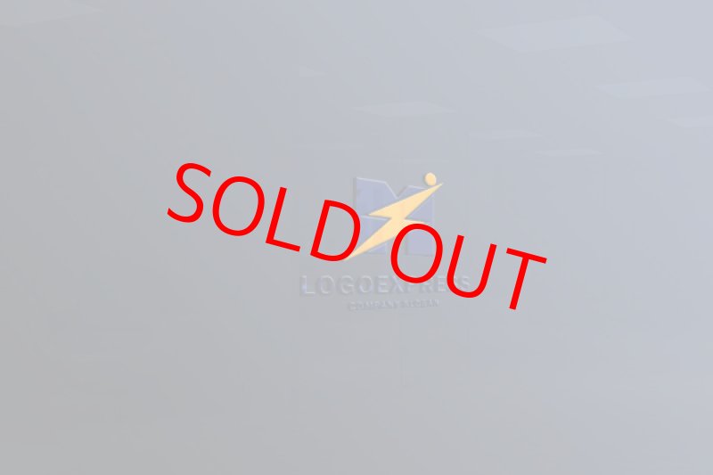 画像11: Mと稲妻のスピード感と力強さのロゴ (11)