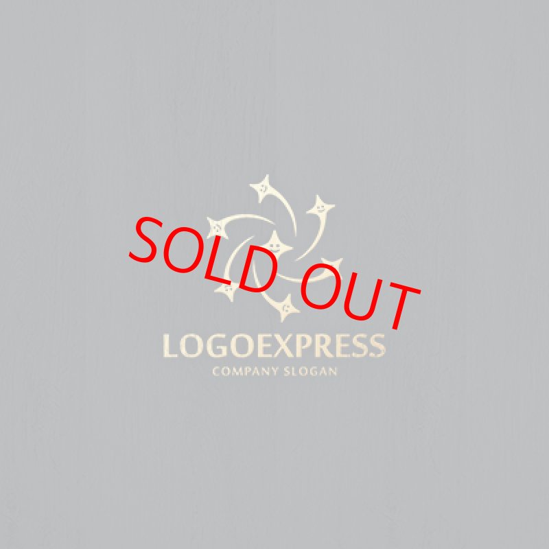 画像13: 笑顔の星が集まるロゴ (13)