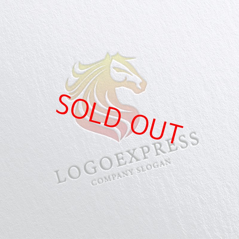 画像16: 燃えるような馬のロゴ (16)