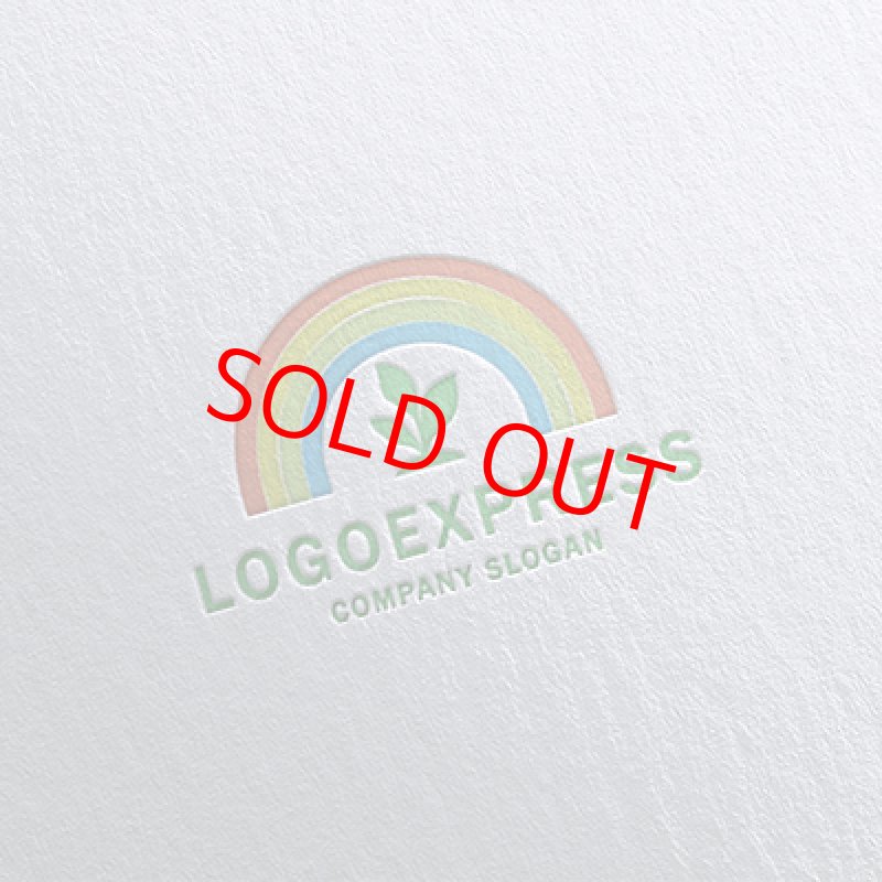 画像16: 虹と植物のロゴ (16)