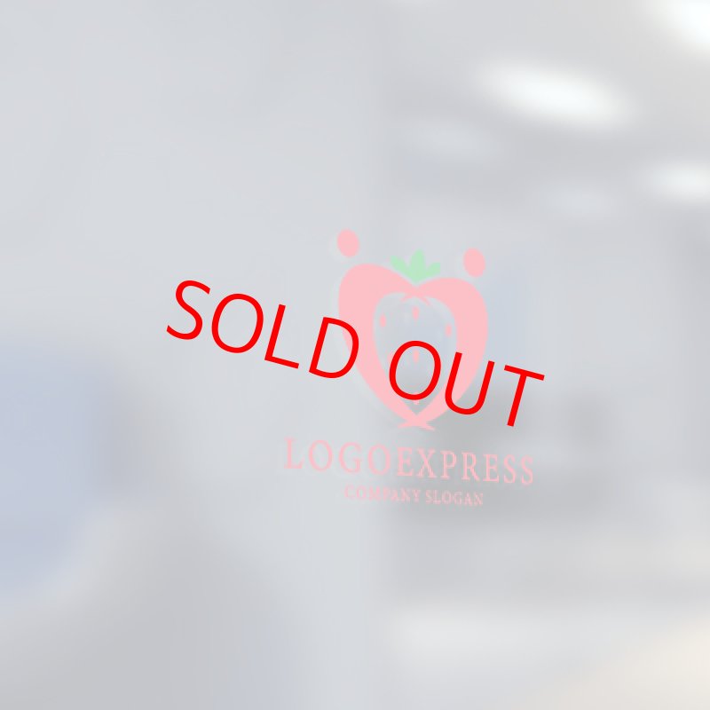 画像5: イチゴとハートのロゴ (5)