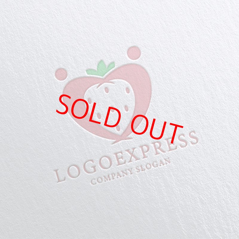 画像16: イチゴとハートのロゴ (16)