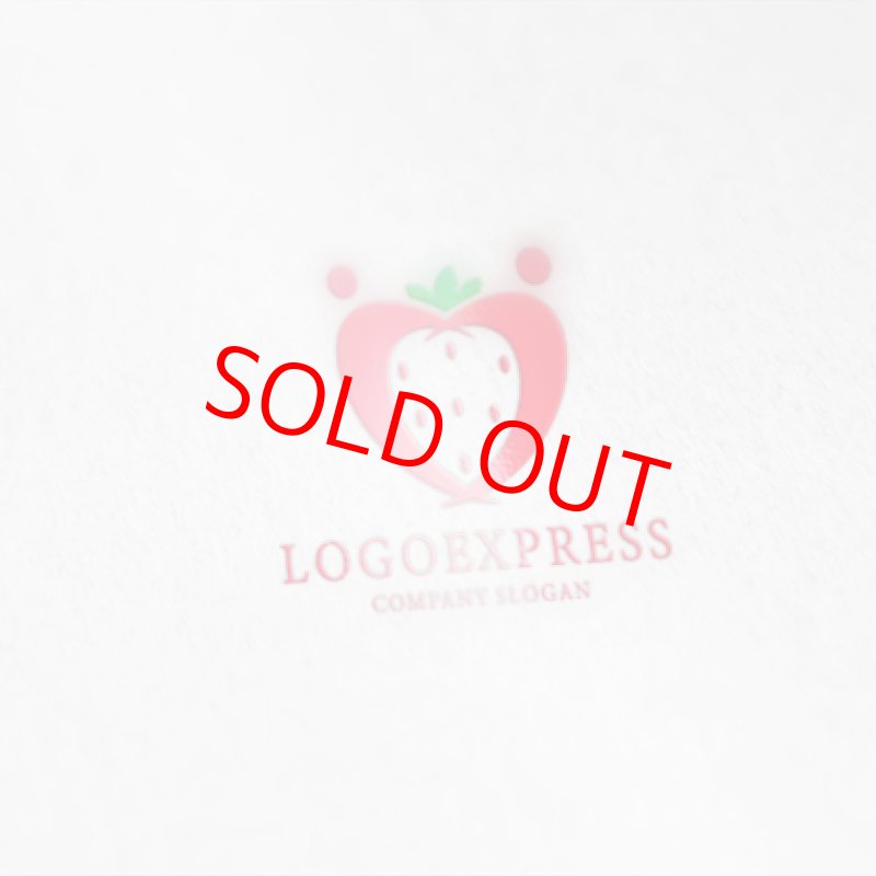 画像6: イチゴとハートのロゴ (6)