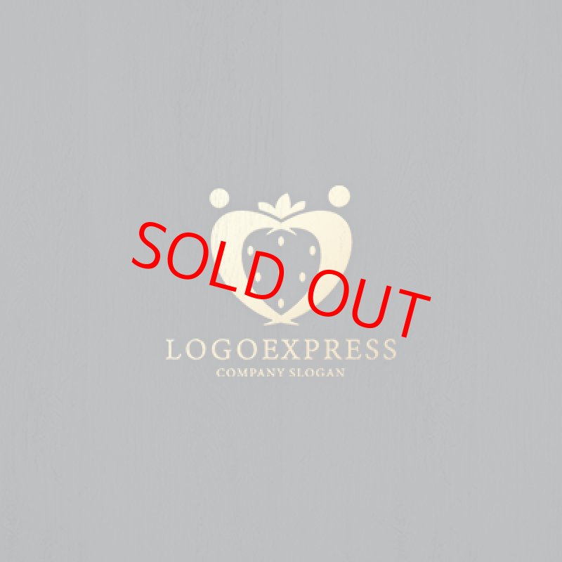 画像13: イチゴとハートのロゴ (13)